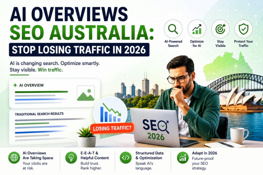AI Overviews SEO Australia Stop Losing Traffic in 2026