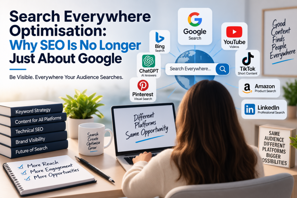 Search Everywhere Optimisation: Why SEO Is No Longer Just About Google
