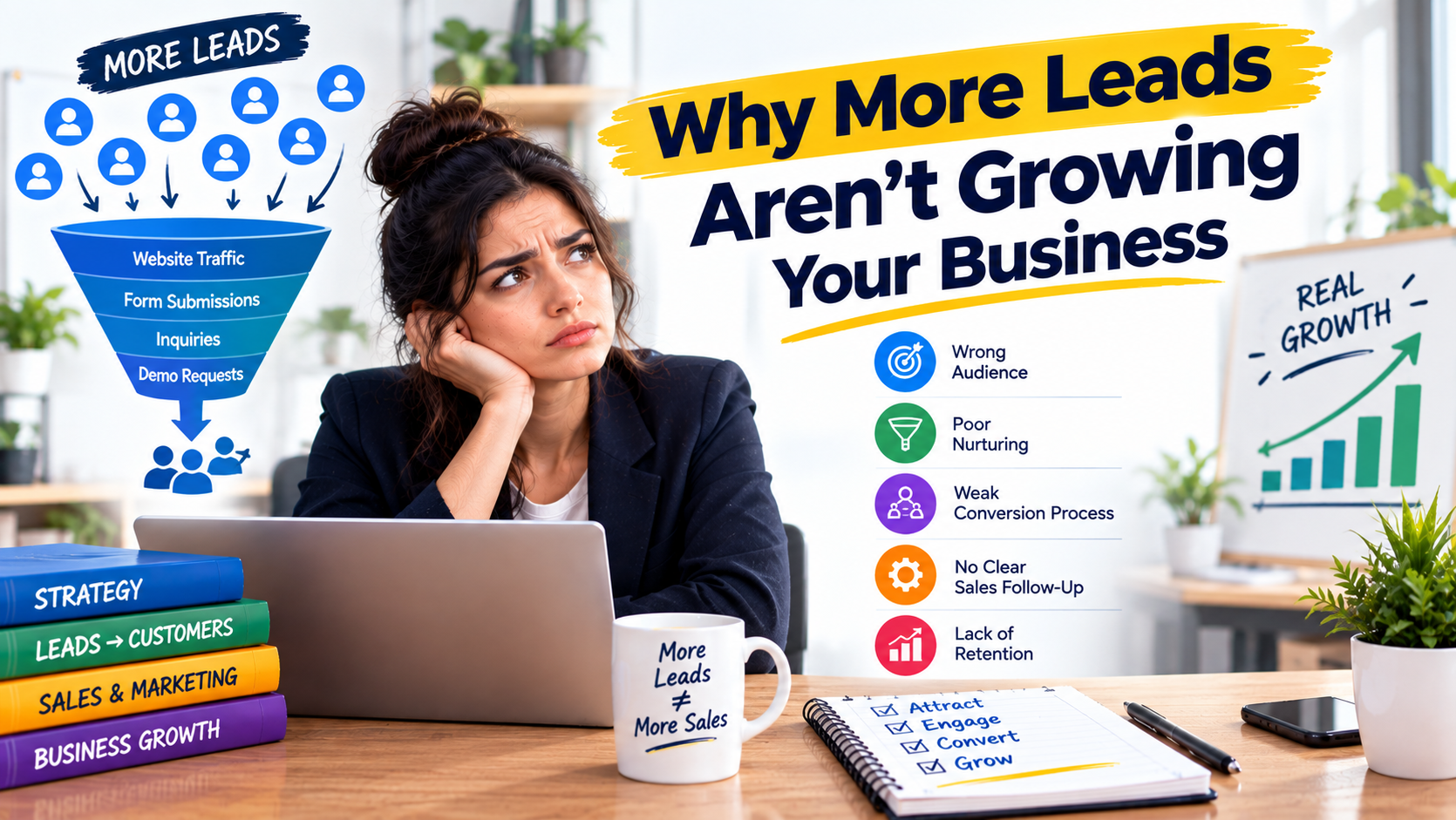 more leads aren't growing your business