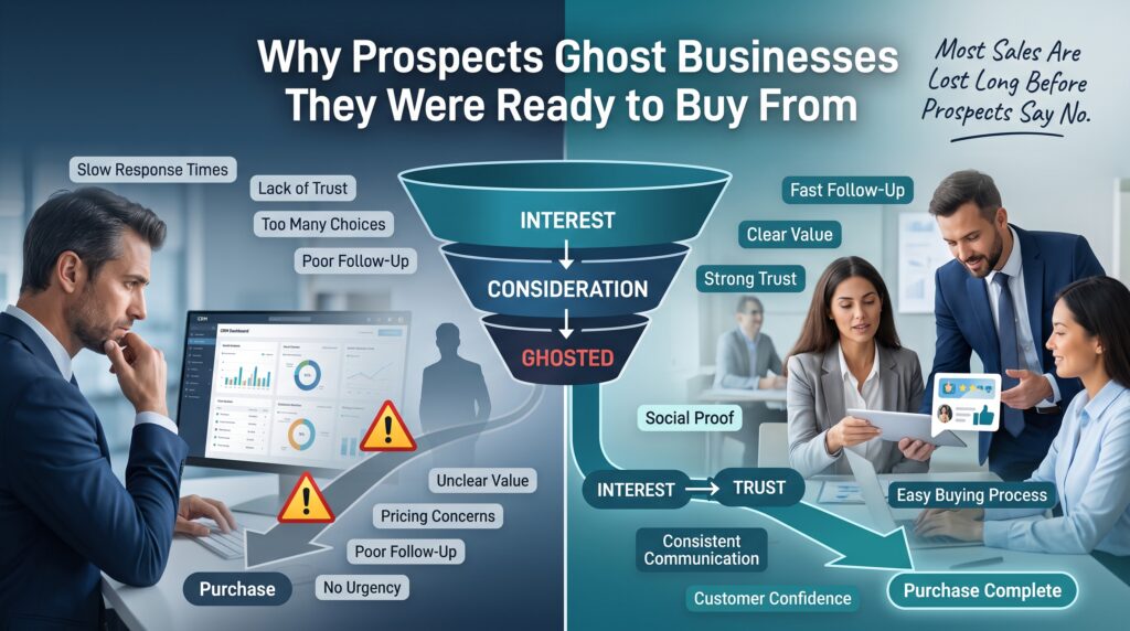 Why Prospects Ghost Businesses They Were Ready to Buy From (And How to Stop Losing Sales)